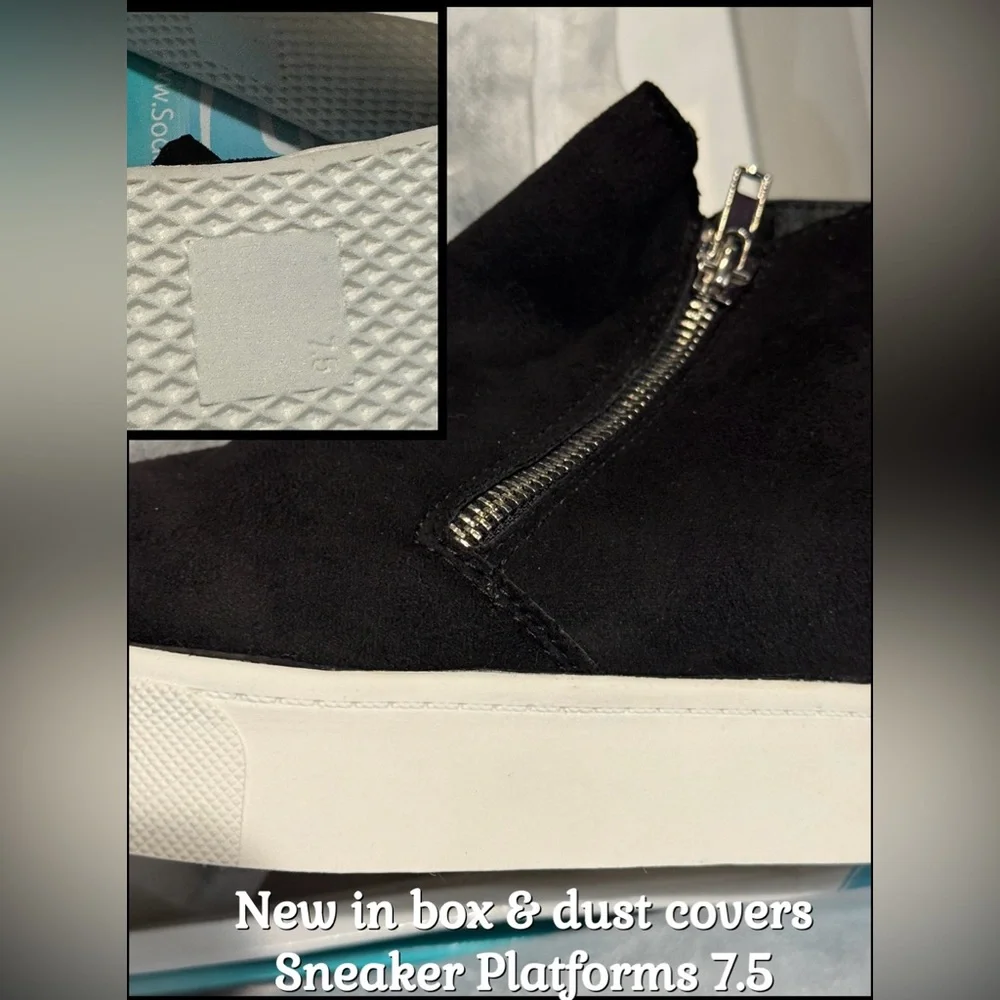 NEW 🆕 Suede High-Top Sneakers